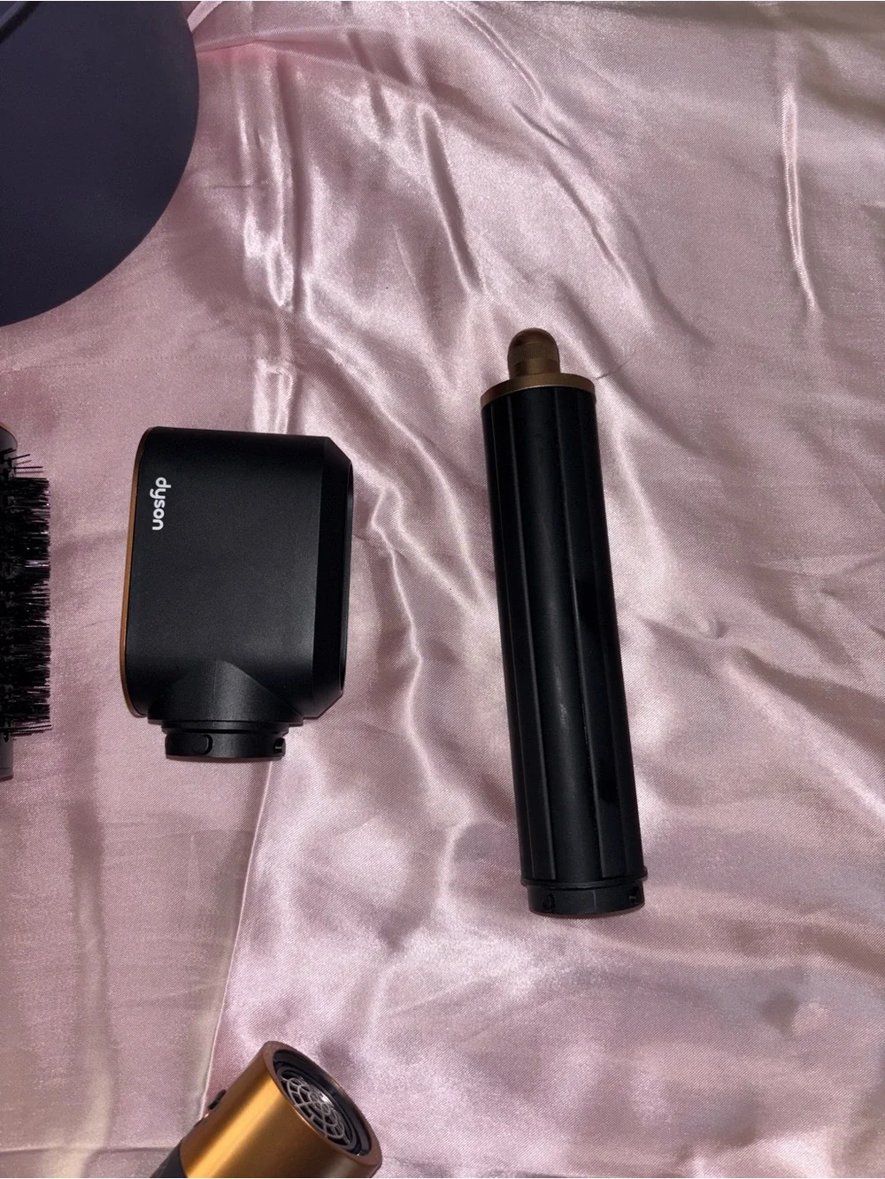 Dyson-Inspired Multi-Tool Hot Air Styler - Navy Blue and Gold
